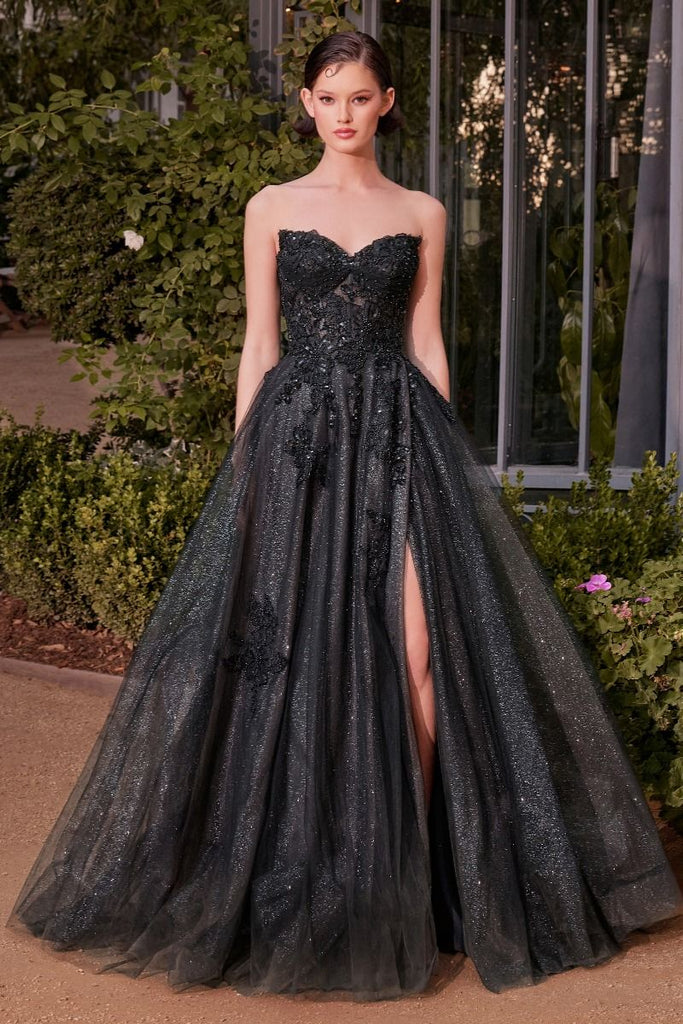 STRAPLESS LAYERED TULLE GOWN SHOP DDMINE STRAPLESS LAYERED TULLE GOWN SHOP DDMINE