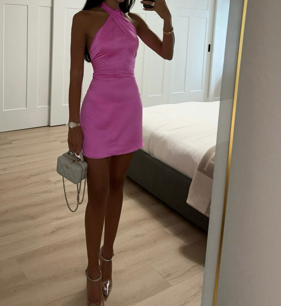 Amanda Uprichard Jade Silk Mini Dress Amanda Uprichard Jade Silk Mini Dress