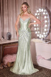 MERMAID DROP WAIST CORSET GOWN