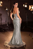 MERMAID DROP WAIST CORSET GOWN