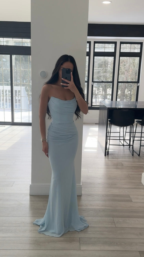 CHIFFON FITTED GOWN – SHOP DDMINE