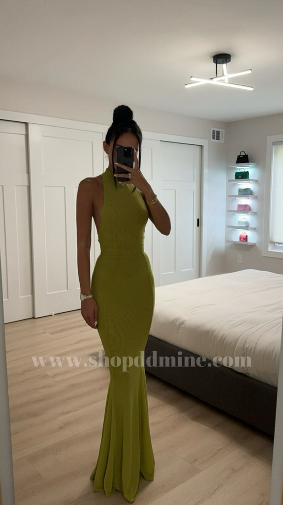 Irene Olive Green Mesh Turtleneck Dress Xs Irene Olive Green Mesh Turtleneck Dress Xs