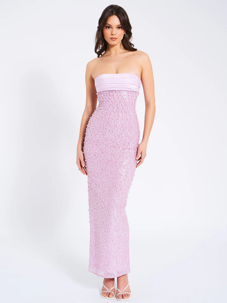 LAINEY PURPLE SATIN SEQUIN PEARL BEADED MAXI DRESS SHOP DDMINE LAINEY PURPLE SATIN SEQUIN PEARL BEADED MAXI DRESS SHOP DDMINE