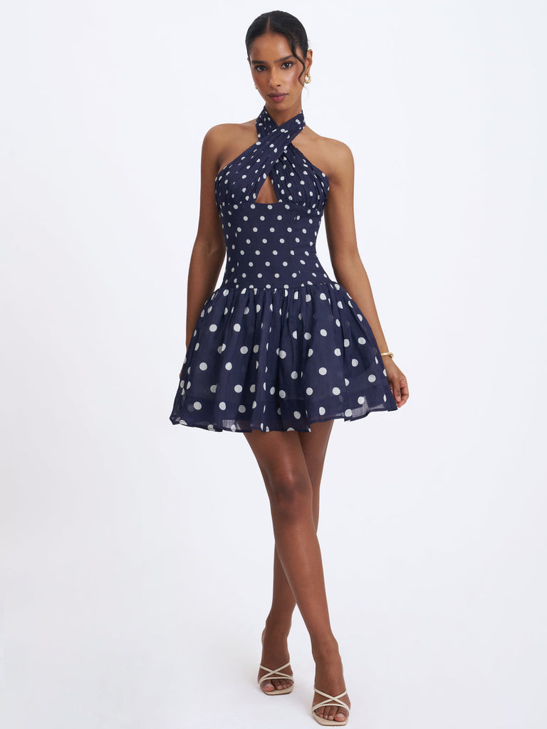 ramie halter midi dress Bardot Kylen Ramie Halter Midi Dress In Pink Floral - 70% Off