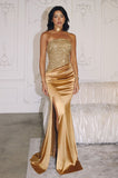 STRAPLESS SEQUIN GOWN-PREORDER
