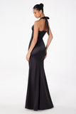 HALTER SATIN GOWN