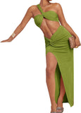 ENSEMBLE DEUX PIÈCES VERT CITRON