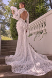 STRAPLESS MERMAID WEDDING GOWN & BOLERO - PREORDER