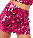 MINIGONNA CON PAILLETTES