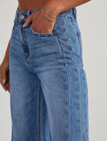 WIDE LEG STRETCH JEANS