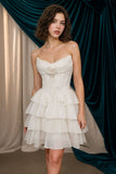 MINI RUFFLE DRESS