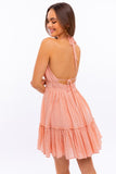 MINI-ROBE BABYDOLL À ÉTIERS À LISSES