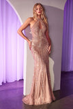 SEQUIN EMBELLISHED HALTER FITTED DRESS