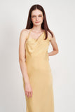SATIN MAXI BIAS DRESS