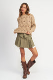 MAGLIONE CON SPACCHI APERTI