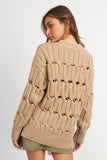 MAGLIONE CON SPACCHI APERTI