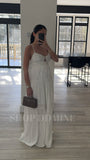 MAXI RUFFLE TIE BACK DRESS
