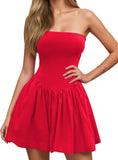 DROP WAIST MINI DRESS
