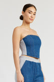 HAUT BUSTIER MIXTE