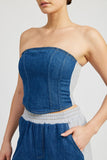 HAUT BUSTIER MIXTE