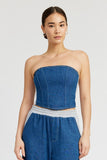 HAUT BUSTIER MIXTE