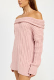 MAGLIONE OVERSIZE CON SPALLE SCOPERTE