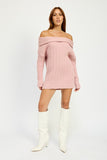 MAGLIONE OVERSIZE CON SPALLE SCOPERTE
