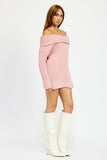 MAGLIONE OVERSIZE CON SPALLE SCOPERTE