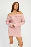 MAGLIONE OVERSIZE CON SPALLE SCOPERTE