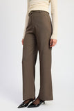 PANTALON AVEC BANDE DE TAILLE RÉGLABLE AVEC BOUCLE