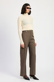 PANTALON AVEC BANDE DE TAILLE RÉGLABLE AVEC BOUCLE