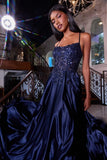 SATIN & LACE A-LINE DRESS - PREORDER