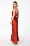 STRAPLESS OPEN BACK MIDI DRESS