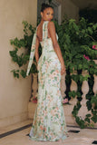 FLORAL CHIFFON DRESS