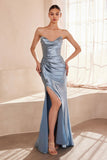 STRAPLESS ELEGANT GOWN