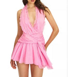 ODELLE TULIP PINK MINI DRESS