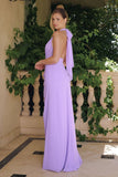 HALTER CHIFFON GOWN