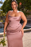 TWO PIECE FITTED STRAPLESS GOWN