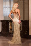 FITTED EVENING GOWN