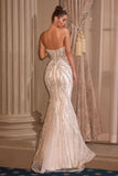 EMBELLISHED WHITE BRIDAL GOWN