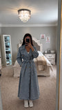 Vintage Denim Trench Jacket
