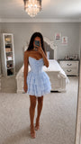 MINI RUFFLE DRESS