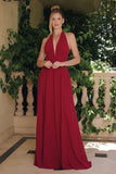 CHIFFON HALTER MAXI GOWN