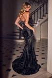 PEARL EMBELLISHED GOWN