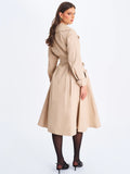 Ulila Beige Double-cotton-blend Trench Coat