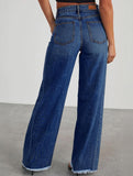 WIDE LEG STRETCH JEANS