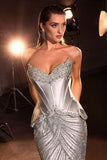 MERMAID DROP WAIST CORSET GOWN