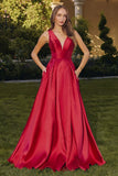 V MESH A LINE GOWN
