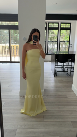 SATIN FITTED MERMAID GOWN