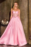 ELEGANCE A LINE GOWN